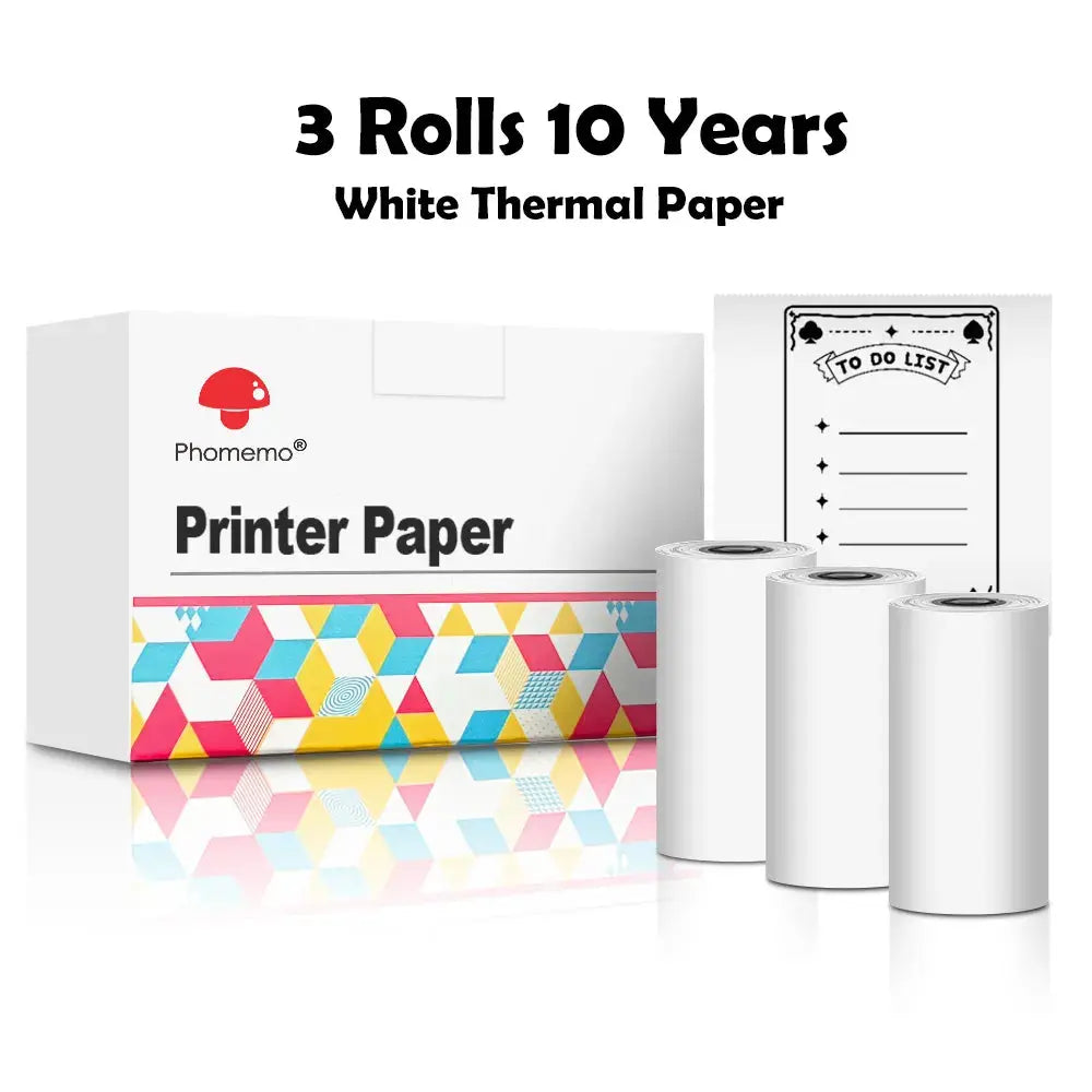 Phomemo T02 mini Drucker M02X Ersatzrollen: Selbstklebendes Transparentpapier für Etiketten, ideal für DIY-Fotos, Texte und Notizen Phomemo T02 mini Drucker M02X Ersatzrollen: Selbstklebendes Transparentpapier für Etiketten, ideal für DIY-Fotos, Texte und Notizen